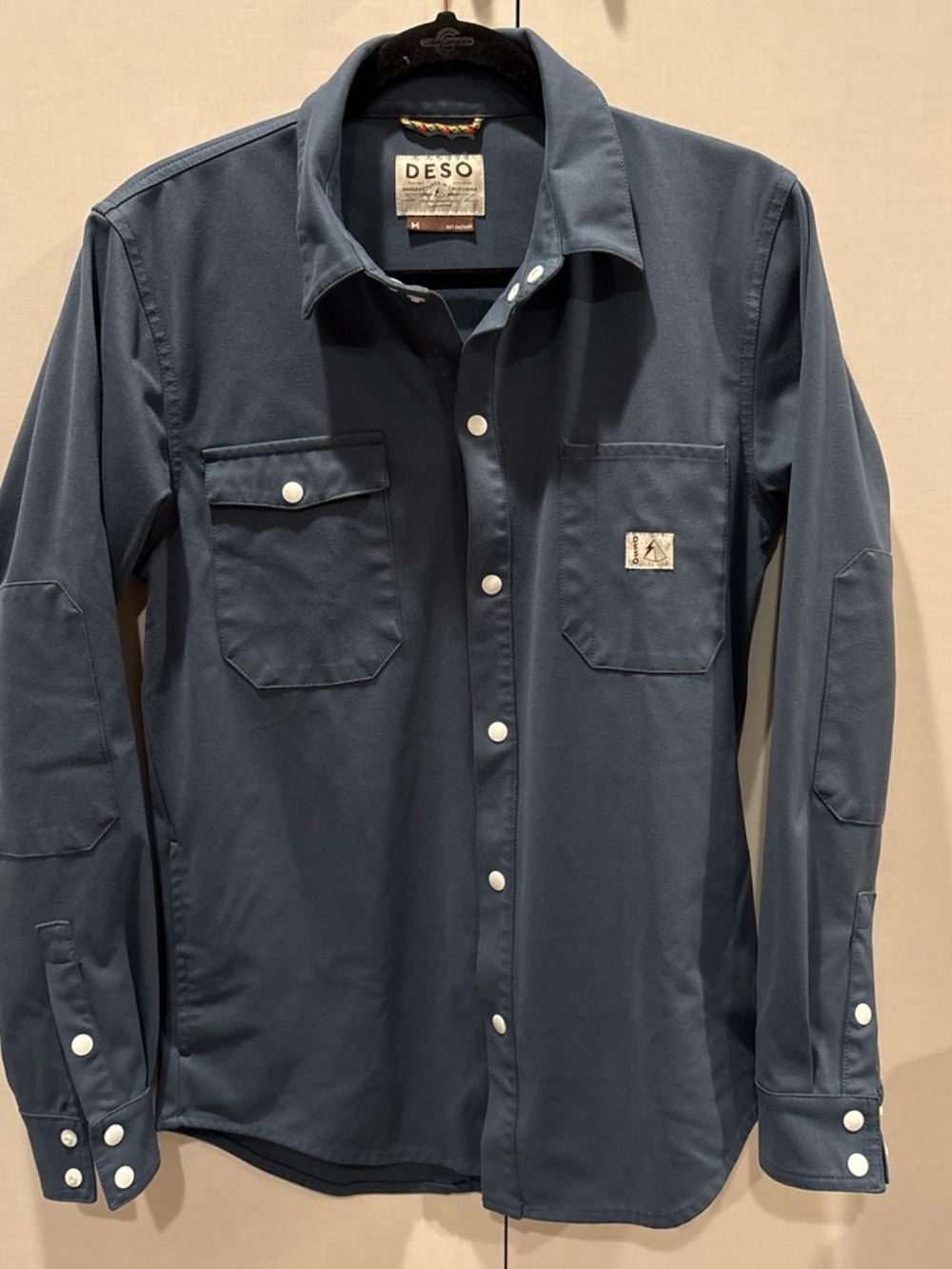 DESO Navy Button-Up Shirt
